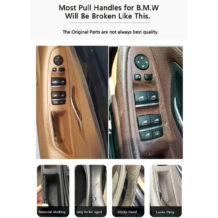 RHD Right Driver Cars Interior Armrest Door Handle Replacement 4PCS Set BMW 5 Series F10 F11 520i 523i 525i 528i 535i
