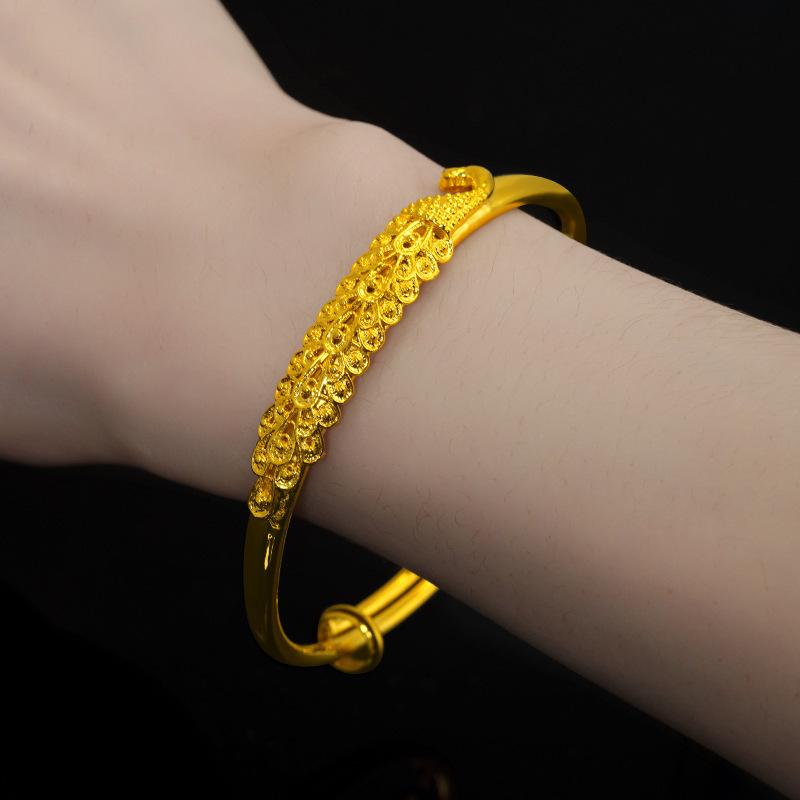 Peacock Women's Push-pull Fashion Bracelet Bracelet European and American Luxury High-end
