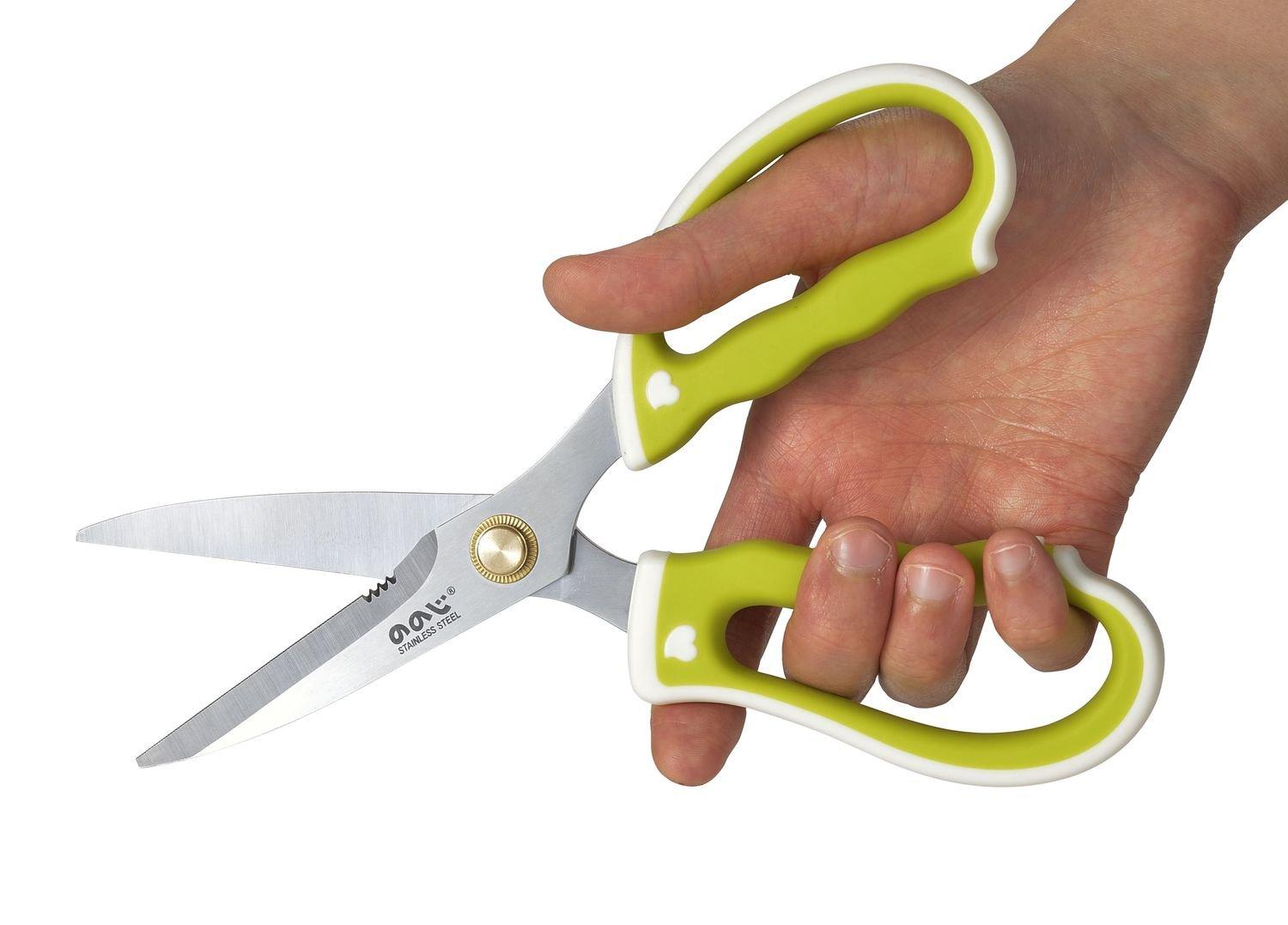 

Nonoji Kitchen Enjoy Scissors, Life, Green, LKS-01GW зелёный