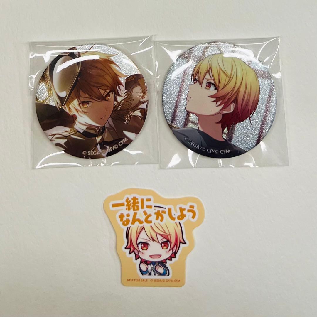 

[USED] Project Sekai Tenma Tsukasa Glitter Can Badge 47b 48b Color Pale Bonus Sticker