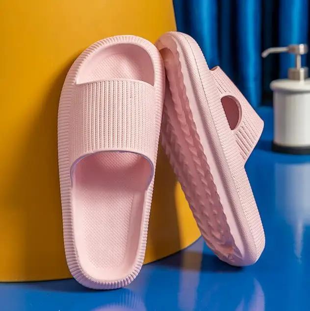 Womens Thick Platform Cloud Slippers Woman Indoor Home EVA Soft Sole Pillow Slides Sandals Summer Non Slip Beach Flip Flops