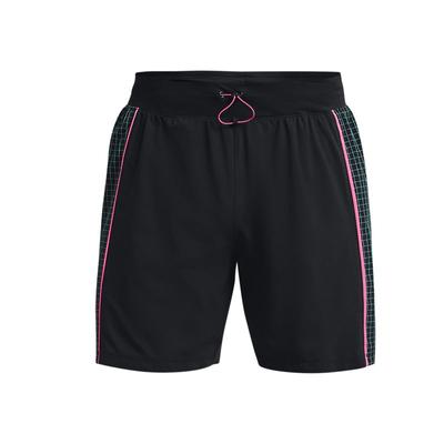 Anywhere Color Block Check Running Shorts Men Shorts Black 1370331-001