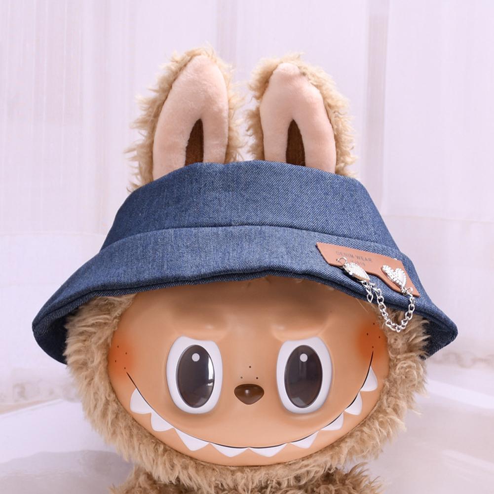 Pălărie pentru Păpușă pentru Păpușă Miniatură 37cm Labubu Pălărie cu Potrivire de Culoare Kawaii Drăguț Accesorii Păpușă Jucării Fete Copii