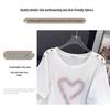 Plus Size Slimming Round Neck Short-Sleeve Mid-Length T-Shirt for Women (200-350 Jin)