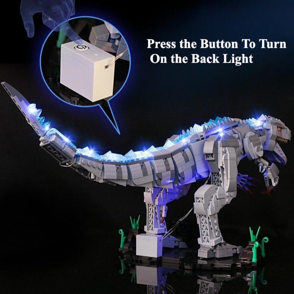 Jurassic Dino World Building Blocks T-Rex Dinosaurs Park Figures Diy Assemble Model Toys Kids Gifts For Display