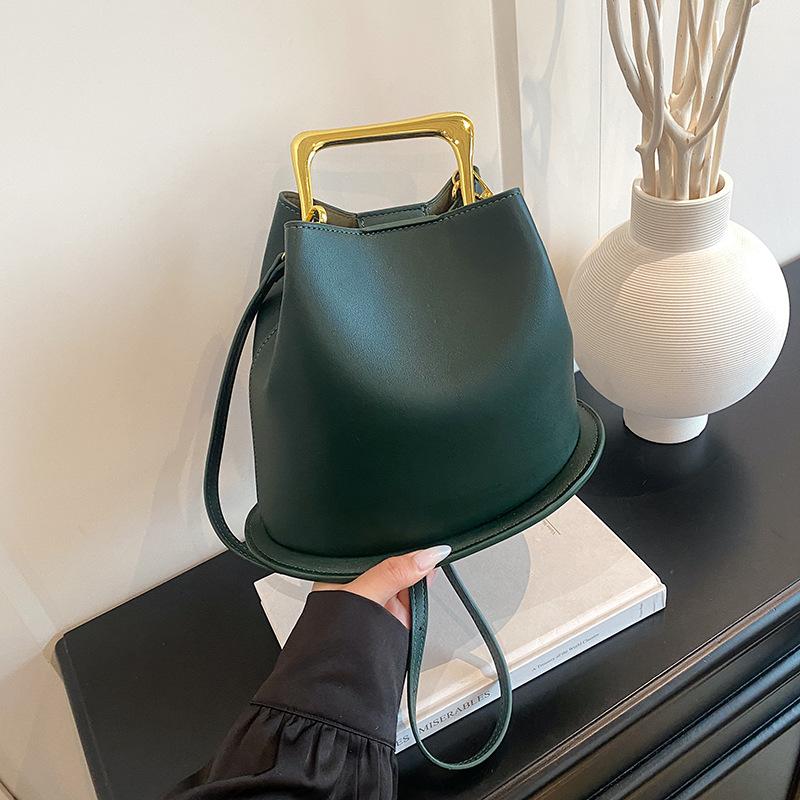 Fashi Designer Bucket Bags for Women Shoulder Bag Luxury Soft PU Leather Handbags High Quality Crossbody Bag Ladies Clutch NEW