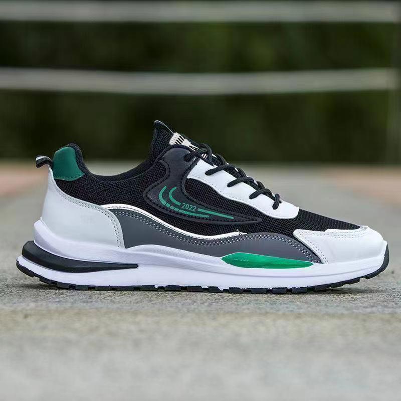 Men's Shoes New PU Velvet Mesh Sneakers Wear-resistant Running Shoes Dad Shoes Casual Shoes