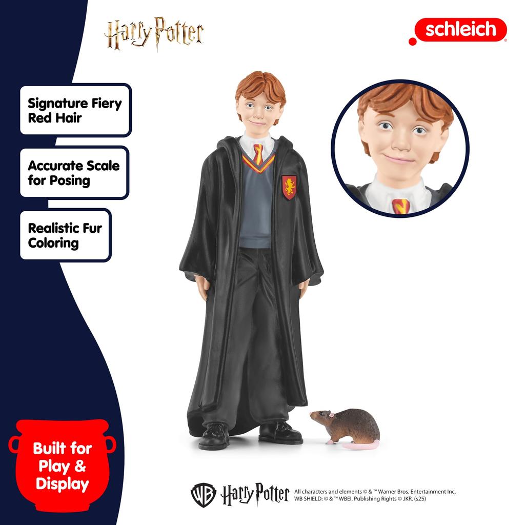Schleich Harry Potter Serie Ron Weasley und Krätze 42634