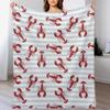 Lobster Throw Blanket Elegant Warm Throw Blanket for Hotel Home