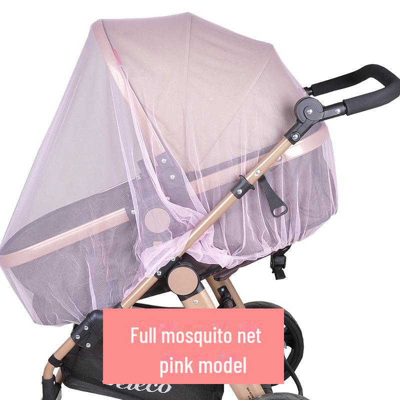 Vergrößertes, verschlüsseltes Moskitonetz für Kinderwagen mit vollständiger Abdeckung