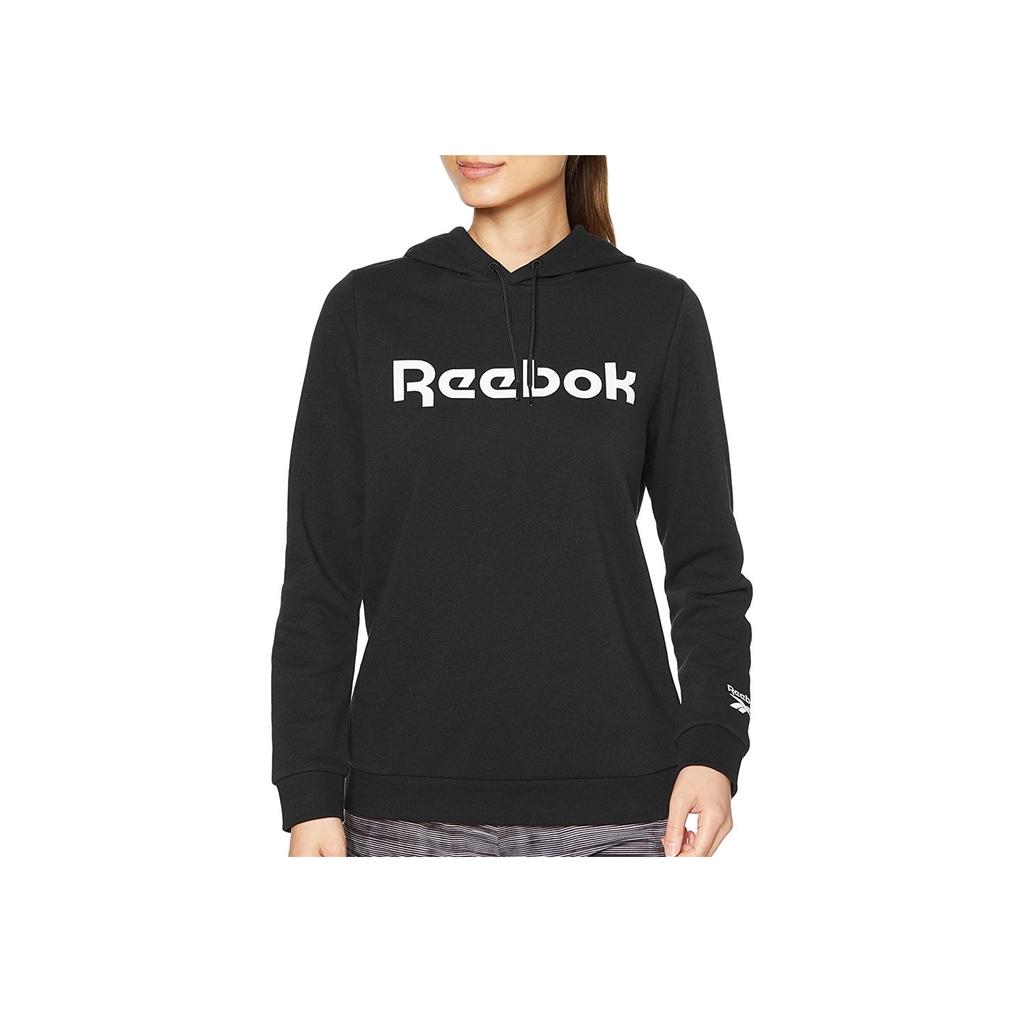 Reebok Lettered Slim Fit Hoodie Women hoodies Black GV5519