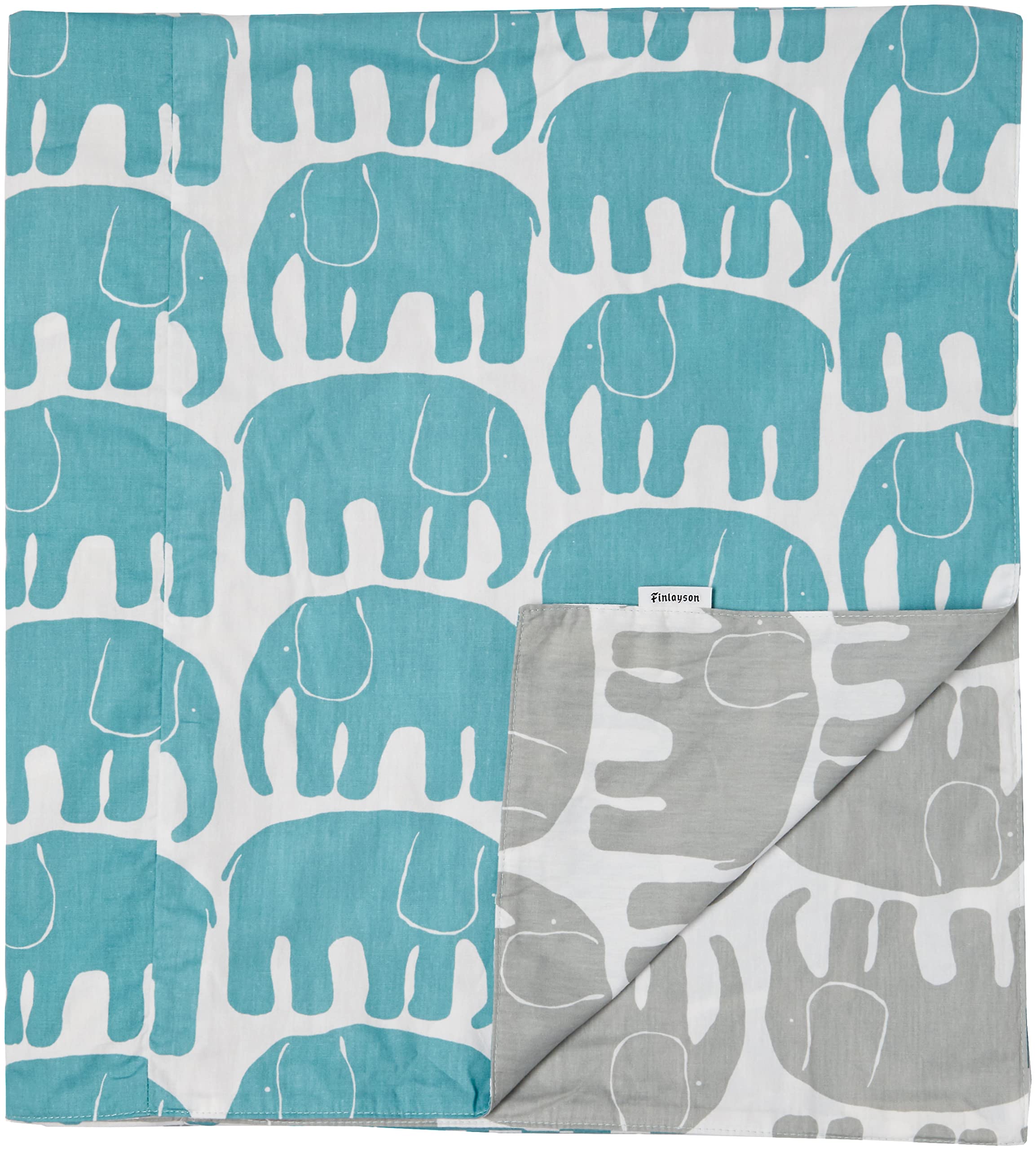 

Пододеяльник Nishikawa Double Finlayson Elephant Pattern Quick Snap Blue PI27680650B [Nishikawa] синий