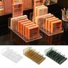 Eyeshadow Palette Storage Rack Transparent Multi Compartments Thick Large Capacity Non-slip Bathroom Dorm Desktop Cosmetic Organizer
