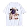 French Bulldog Funny Pibble Meme Tshirts Unisex Summer Tops Kawaii Cute Tee Shirt Women Y2k Tshirt Kawaii Printed Streetwear
