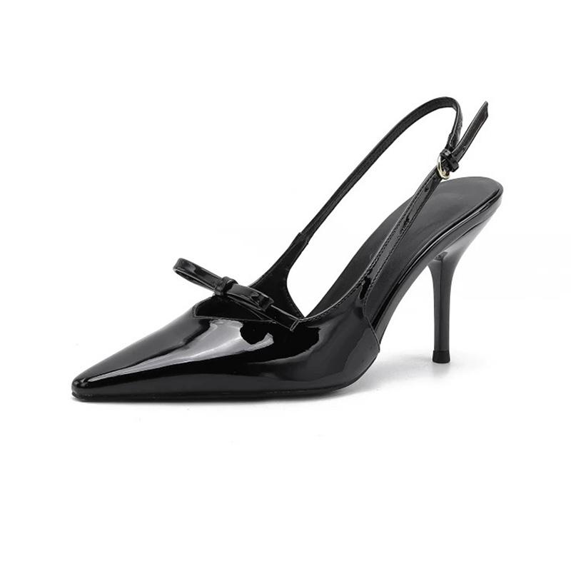 2026 Summer High Heel Women Sandals Fashion Butterfly-knot Dress Singbacks Pumps Elegant Party Wedding Female Shoes