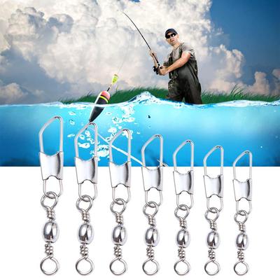 Pin Connector Interlocking Snap Fishing Connector Fishing Swivels Solid Ring Metal Connector