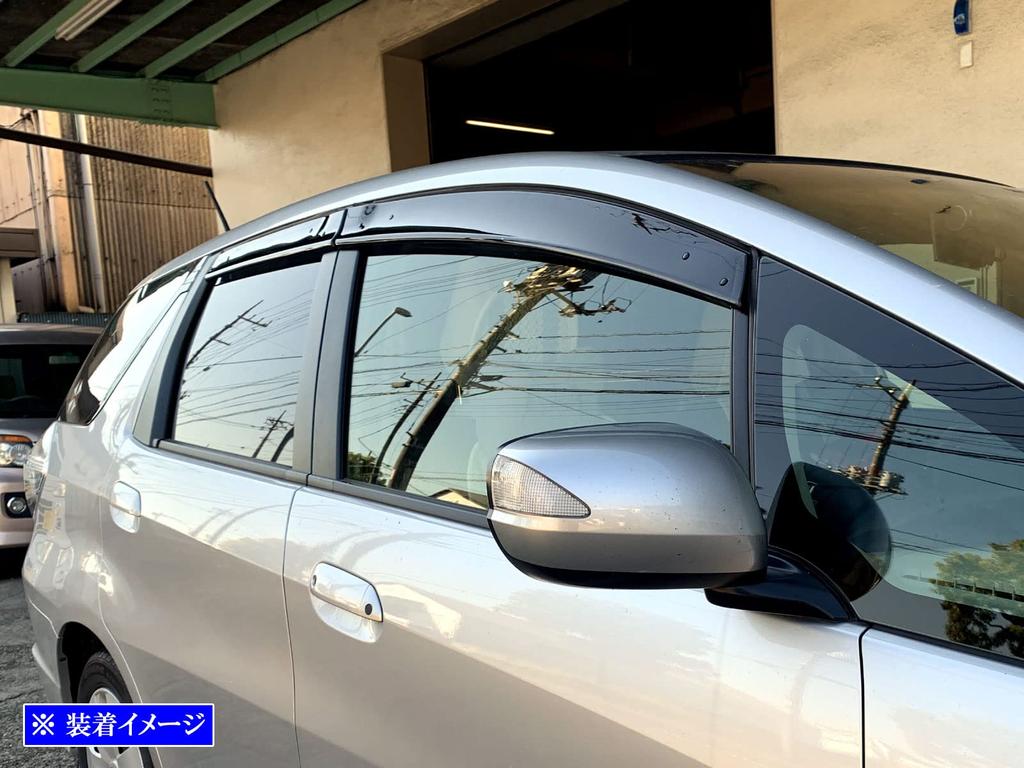 BRIGHTZ Fit Shuttle Hybrid GP2 Side Door Visors with Hardware Compatible with GP 2 Fit Shuttle and Fit Shuttle Hybrid [INJ-V-113] Fit, Hybrid,