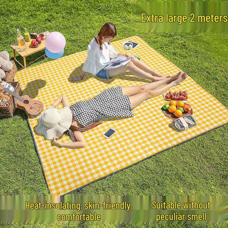 Portable Waterproof Picnic Blanket - Thickened, Moisture-Proof, Folding Mat for Camping & Outings