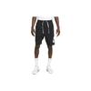 Logo High-Waist Drawstring Shorts with Pockets Men Bottoms Black DX0502-010