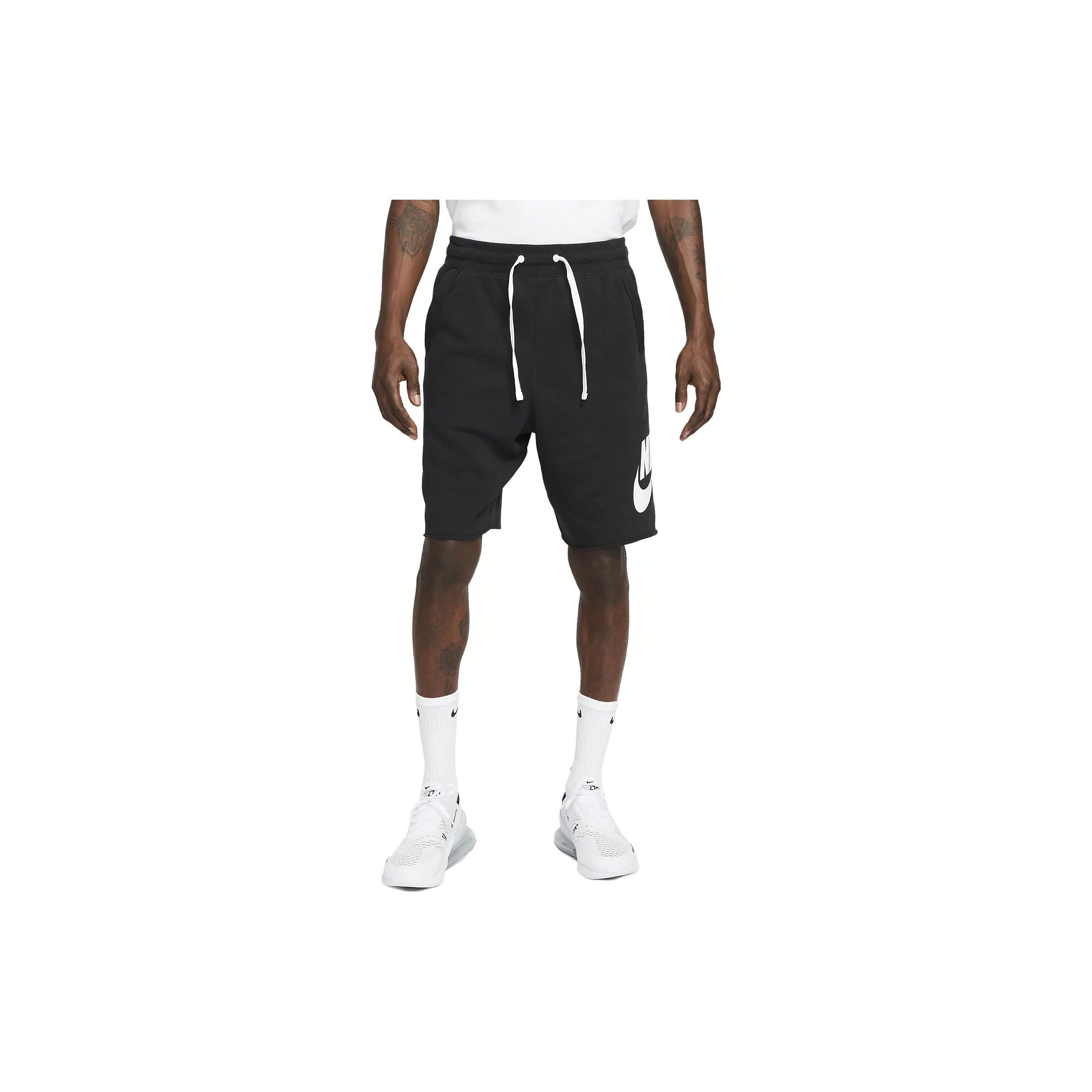 

Мужские шорты с завязками и высокой талией с логотипом Nike, черные DX0502-010 M