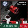 2026 Varmt For VOLKSWAGEN VW 4STK Metall Dekkventilhetter Bildekk Støvdeksler Tilbehør For Volkswagen GTI Amarok T5 Teramont CC
