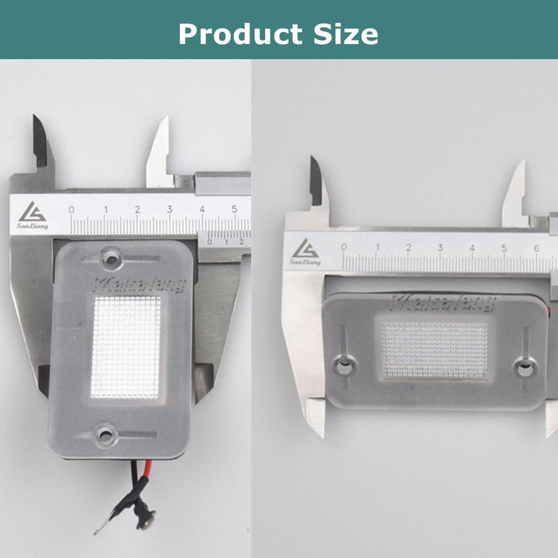 2pcs LED License Number Plate Light Canbus Rear Tag Lamps For 1994-2004 Land Rover Discovery 1 2 For Land Rover Discovery TD5