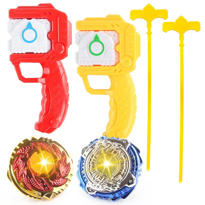 Bright Gf Nonelectric Alloy Spinning Top Lightup Phoenix Dragon Duel Set