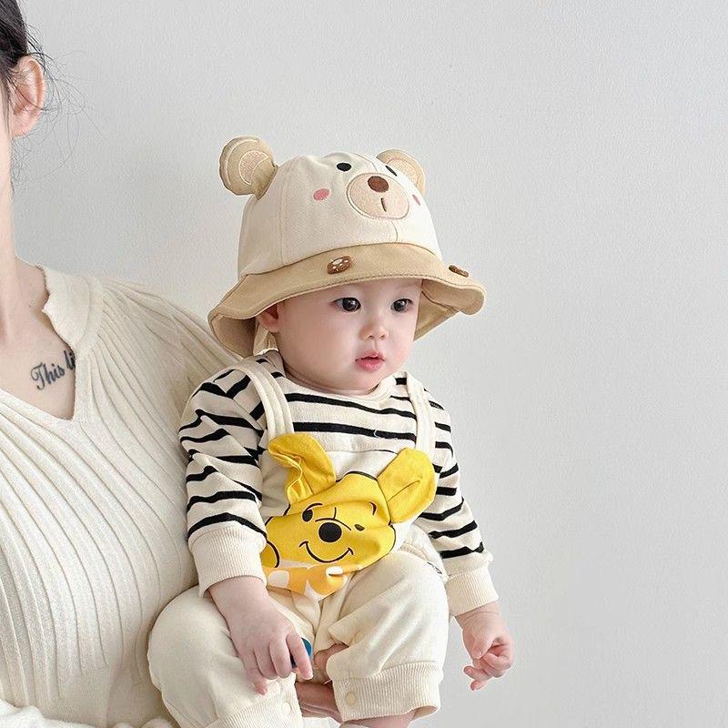 Baby Cartoon Bucket Hat: Spring/Autumn Sun Protection for Boys & Girls