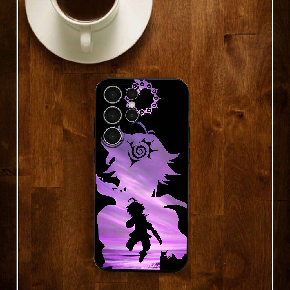 

Anime Nanatsu no Taizai Phone Case For Samsung S24 25 23 22 21 20 Plus Ultra 5G Lite Shockproof Cover Samsung S21fe