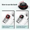ABBP-No-Tie Thick Rope Design, 2 Pair Automatic Shoelaces Featuring Rotating Buckles For Sneaker Laces