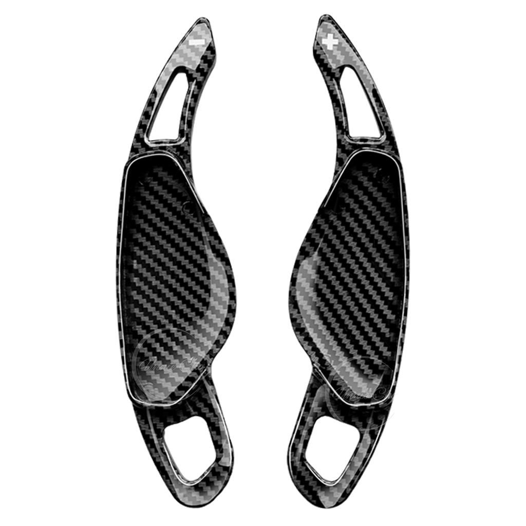 For Jaguar XF Accessories X250 X260 Car Steering Wheel Paddle Shifter Cover Trim 2007-2019 ABS Imitation Carbon Fiber Tuning