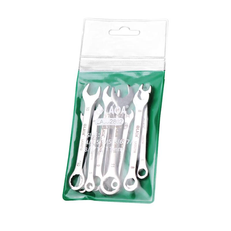 LAOA 10-Piece Stainless Steel Mini Combination Wrench Set