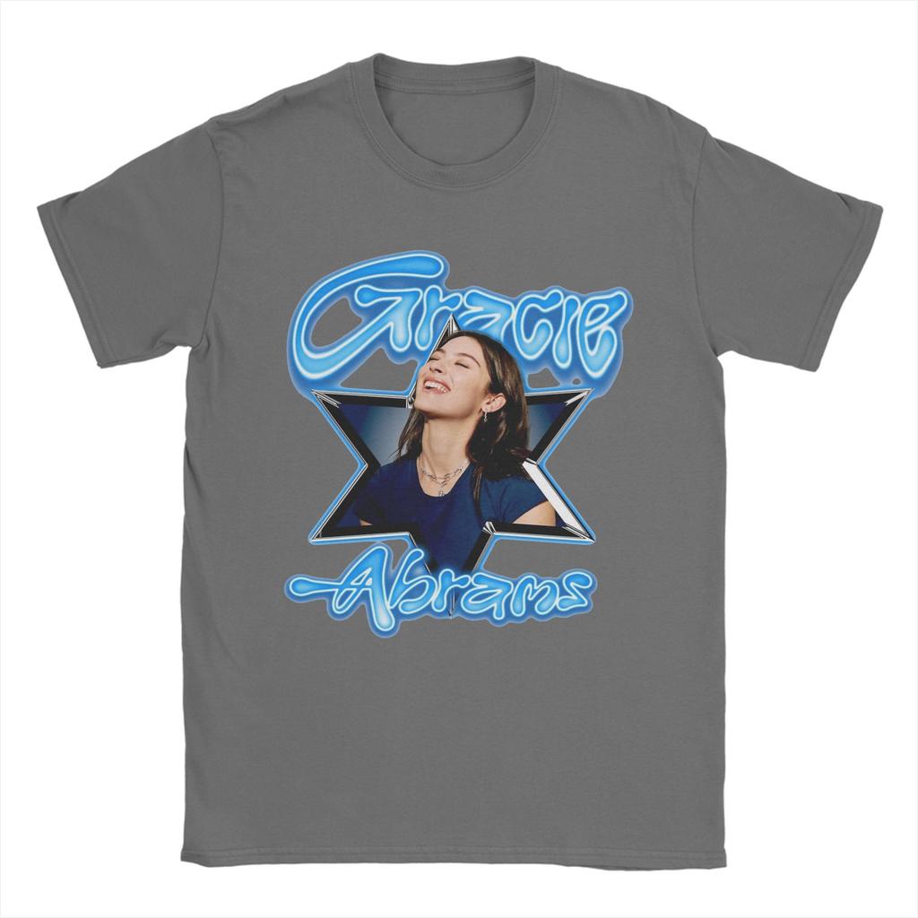 Gracie Abrams Men T Shirt  Novelty Tees Short Sleeve Crew Neck T-Shirt Pure Cotton Unique Clothes