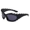 Women Sport Punk Sunglasses Men Luxury Brand Eyewear One Piece Sun Glasses for Male Silver Hip Hop Rimless Shades Lentes