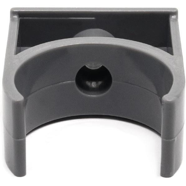 U-Shaped PVC Pipe Clamps 30Pcs Water Plastics Pipe Clamps Hose Hanger Fit for 1-1/2"/40mm OD Pipes, Suport Pex Tubing