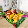 Custom Name Lion Adventure Carpet Rug Customizable Soft Washable Anti-Slip Home Living Room Sofa Mats Personalized Rug. 0909413