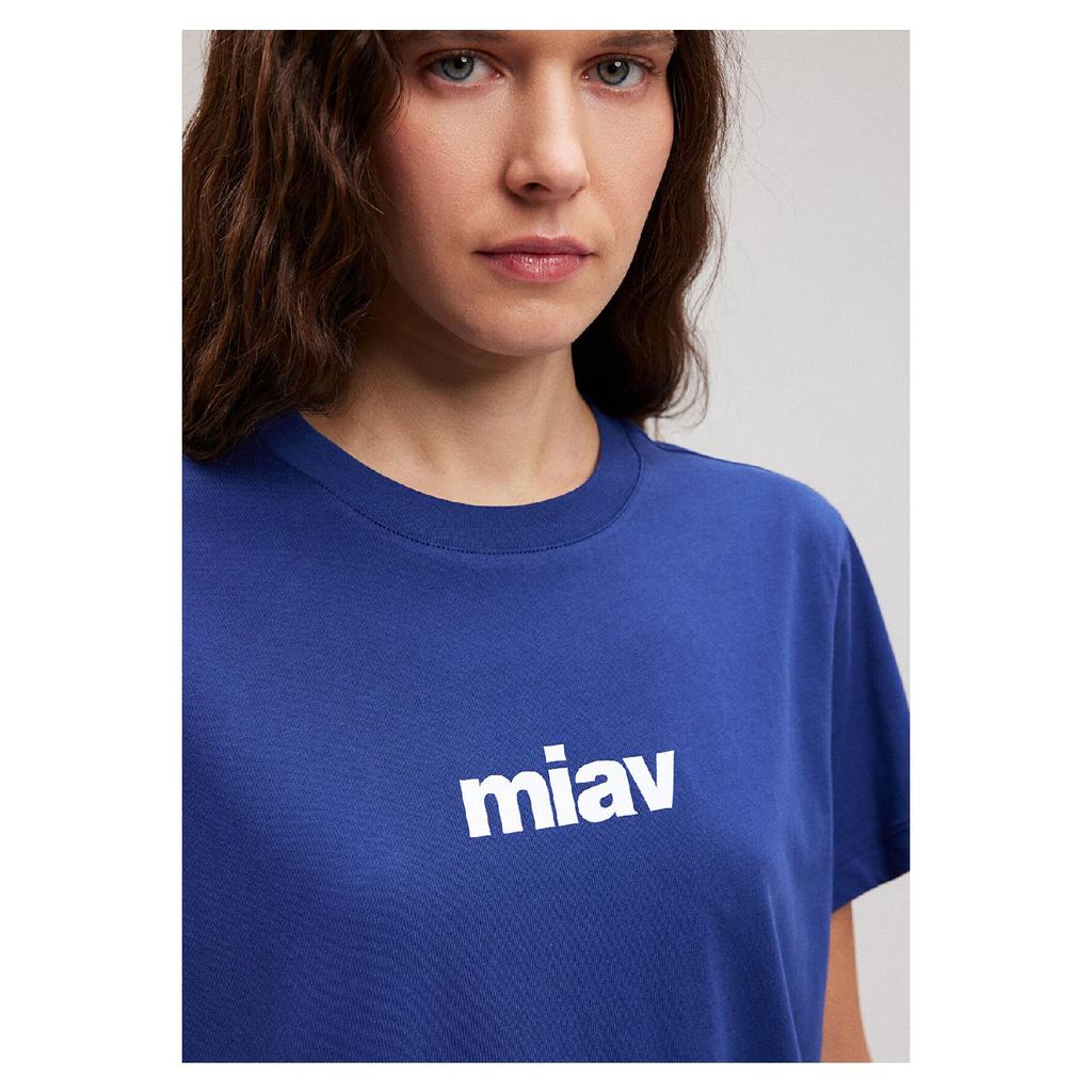 Biała koszulka Miav z nadrukiem Regularny krój / Normalny krój 1610622-620