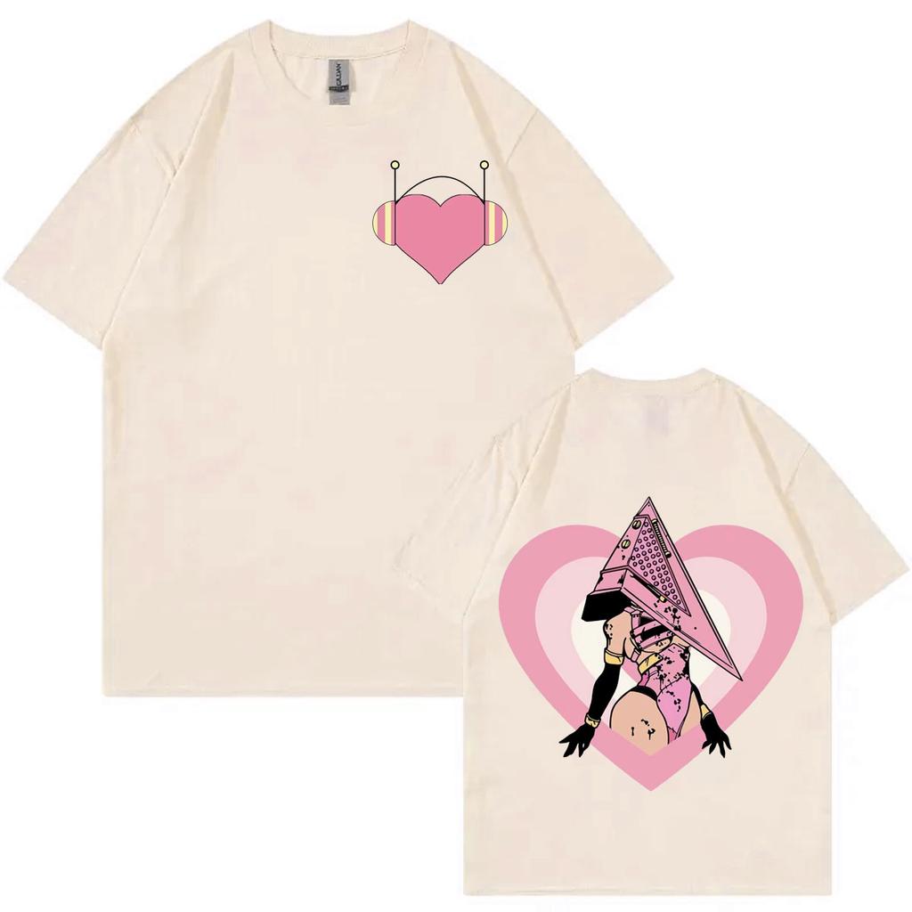 Game Silent Hill 3 Embroidered Princess Heart Graphic T Shirts Harajuku Y2k Short Sleeve Tshirt Unisex Fashion Casual Tshirts