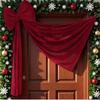 Red Christmas Bows Large Red Vintage Home Decor Velvet Bows For Christmas Tree For Home Holiday Indoor Outdoor Front Door Wall