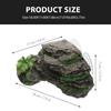 Turtle Basking Platform Realistic Climbing Ornament Aquarium Decoration Turtle Tank Accessories Reptile Habitat Rocks