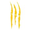 Motorcycle Sticker Decorative Monster Skull Claw Scratch Stripe Marks Decal
