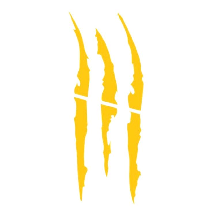 Motorcycle Sticker Decorative Monster Skull Claw Scratch Stripe Marks Decal