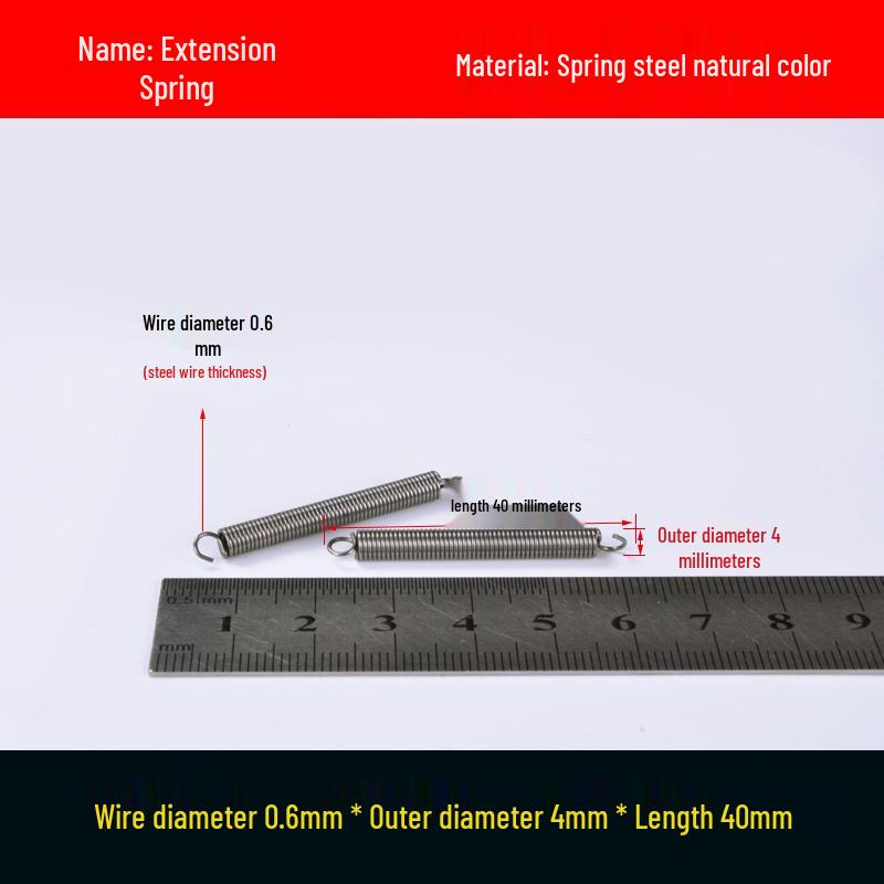 Stainless Steel Spring Hook for Microwave Oven Handle, Wire Diameter 0.6/0.7