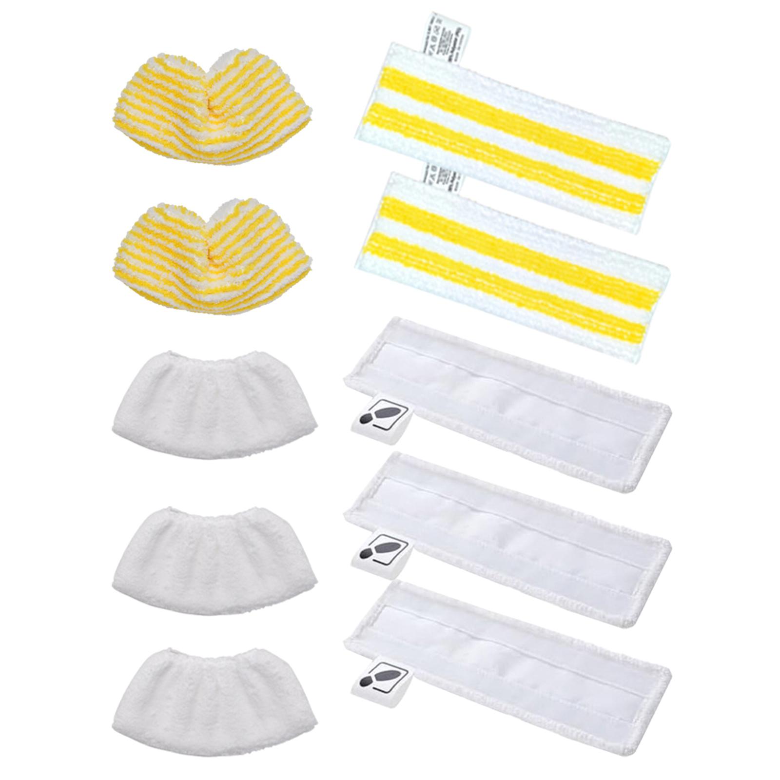 

10Pcs Reusable Microfiber Cloth for SC1 SC2 SC4 SC5 Handheld Steam Cleaner Accessories Reusable Washable Steam Mop Pad 1