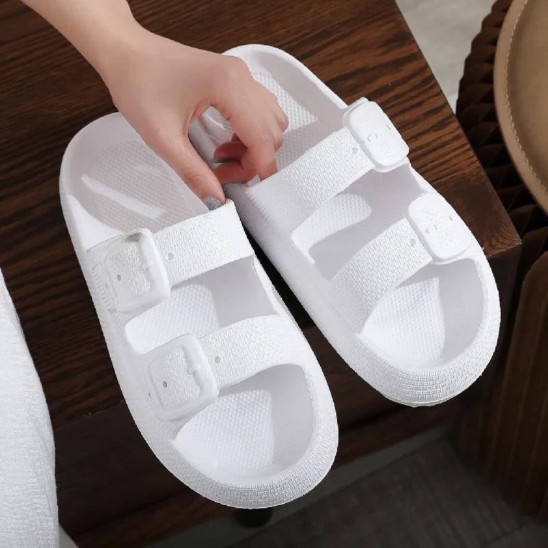 Women Casual Slippers 2024 Summer New Comfortable Light Soft Bottom Antiskid Outdoor Sandals Women's Flat Colorful Slide