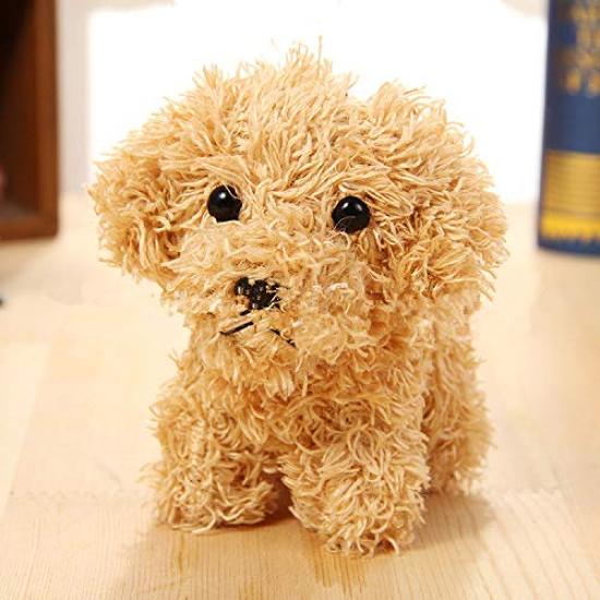 

Cute Toy Poodle Keychain Plush Toy (Beige)