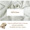 100%Linen Tablecloth, Natural Durable Material Rectangle Dust-Proof Table Cover,for Kitchen Dinning Party Tea Table  Decoration