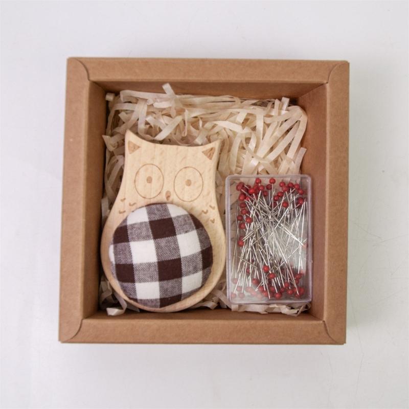 Jeżowy Zestaw do Szycia Poduszeczka na Szpilki ze 100 Żywymi Szpilkami do Szycia do Rękodzieła i Krawiectwa