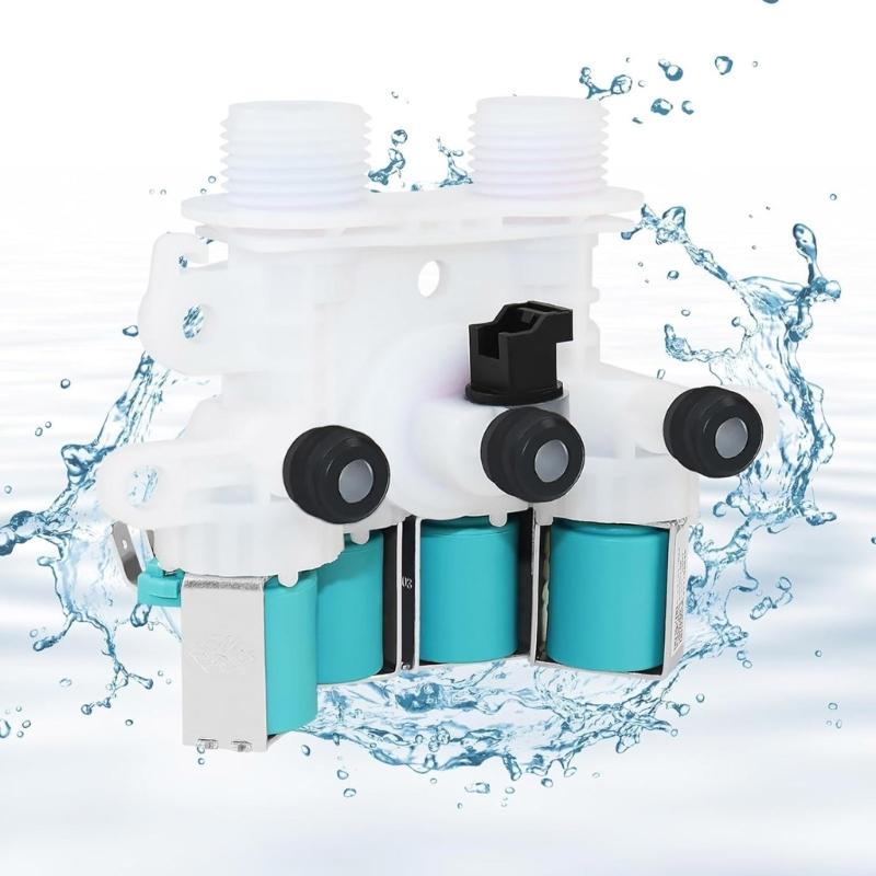 Multifuntional Automatic Washer Inlet Valves Easy Installation Washing Machine Repair Part for Home and Laundromats