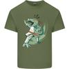 Karate TRex Dinosaur Unisexs Light Cotton TShirt